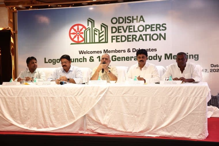 The dais at the logo launch